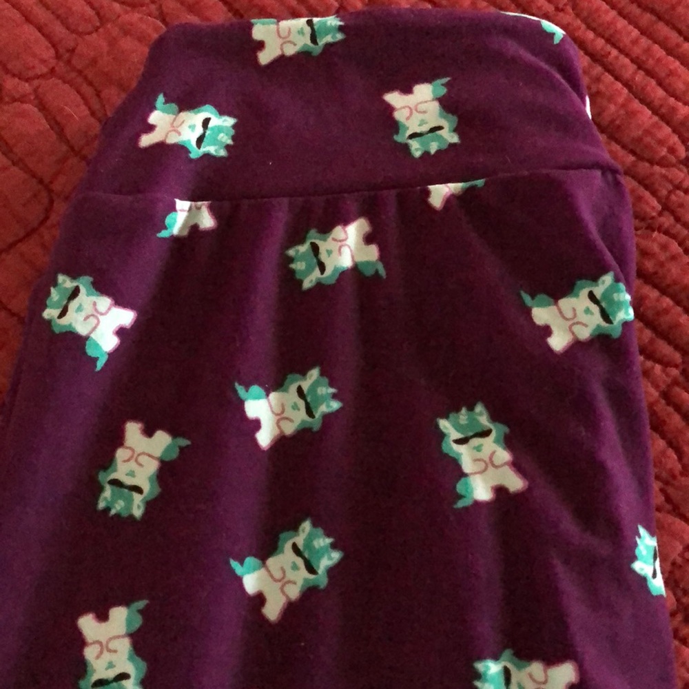 Lula Roe unicorn leggings OS